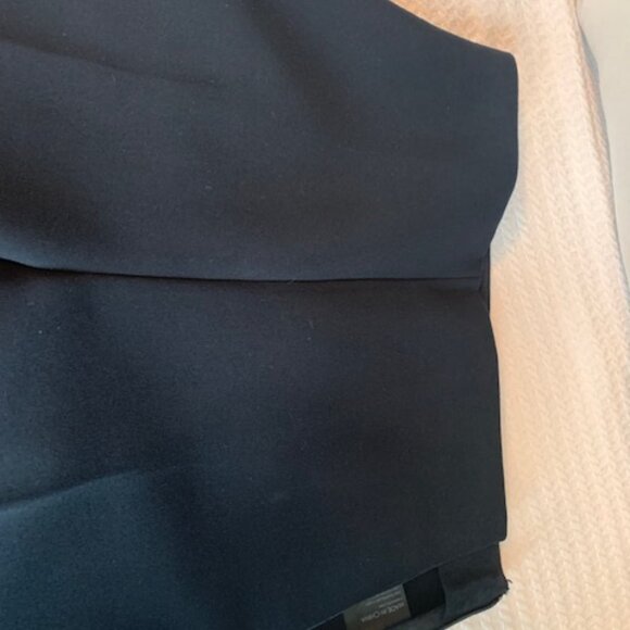 Club Monaco Navy Wide Leg Trendy Dress Pants - Picture 3 of 7